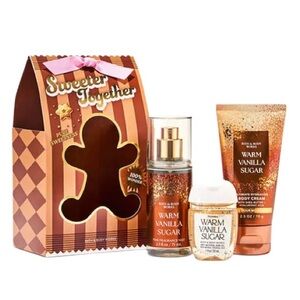 Bath & Body Works Warm Vanilla Sugar Sweeter Together Mini Gift Set